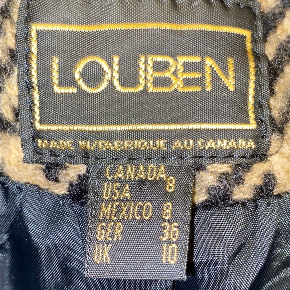 Louben Vintage Plaid Wool Jacket - Picture 2 of 6